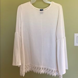 Angels Forever Young white blouse